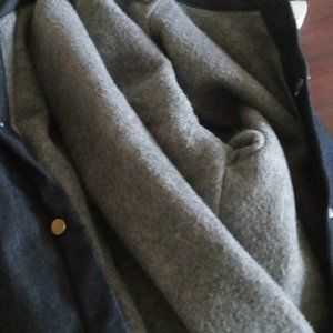 Prison issue lined denim coat